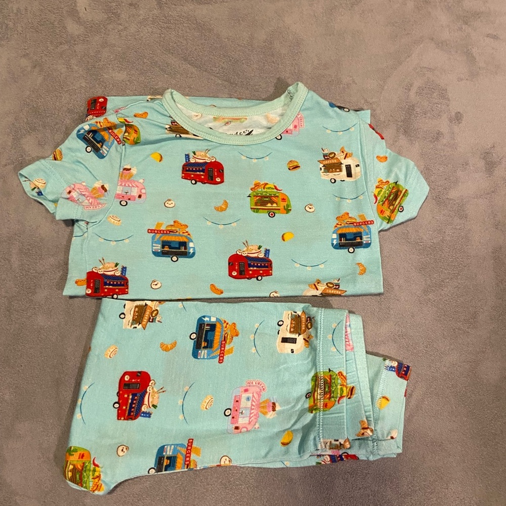 Free Birdees Airstream Food Trucks Bamboo Pajama Set